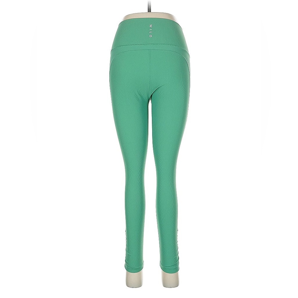 Wilo The Label Ruched Ankle Base Ribbed 7/8 Length Leggings